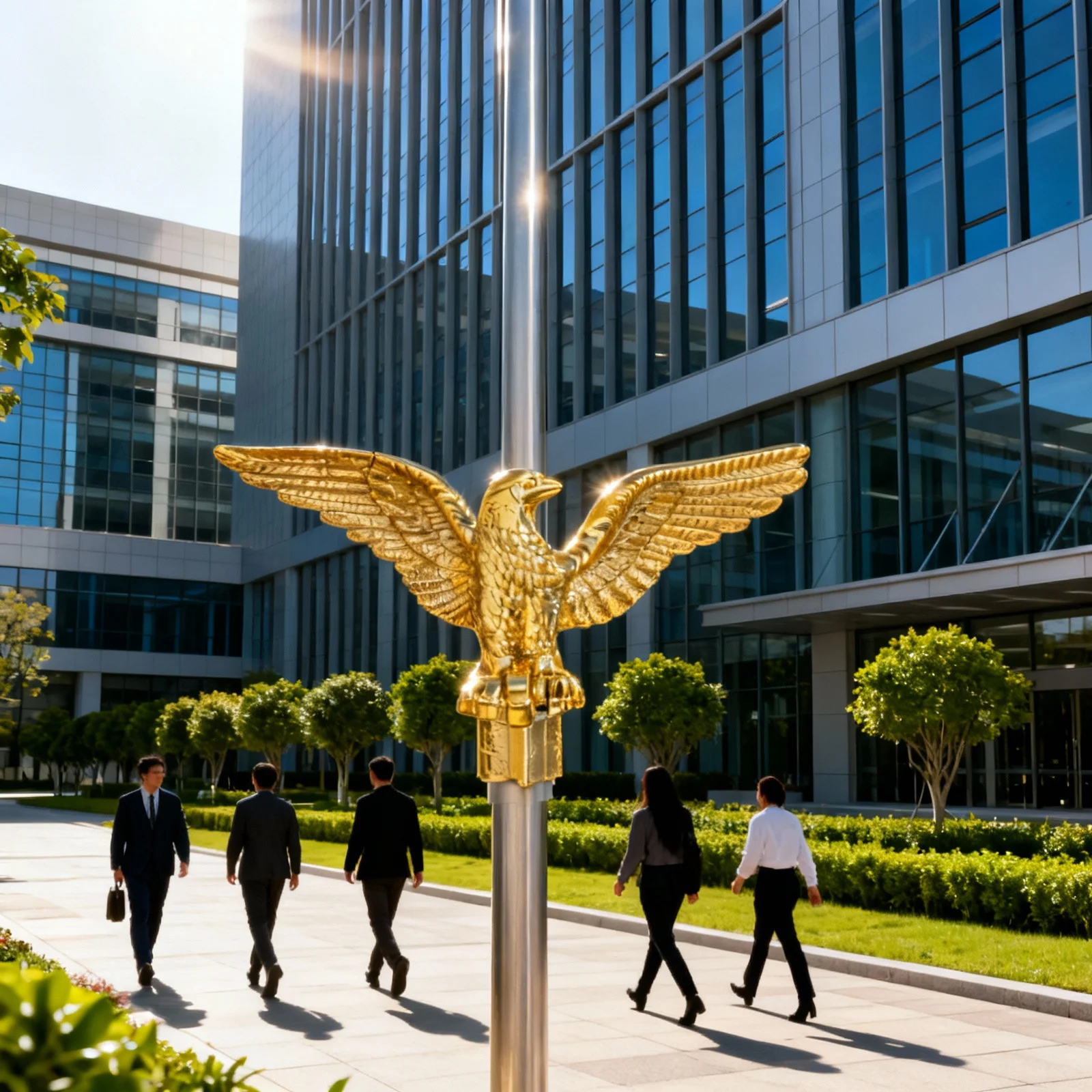 Plastic Eagle Flag …