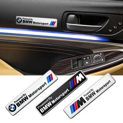 3D Alüminyum Araba Rozeti Gövde Gövde Çamurluk dekorasyon çıkartması BMW E46 E90 E60 F10 F30 E39 E36 F20 E87 G30 E92 E91 X5 E70 F11