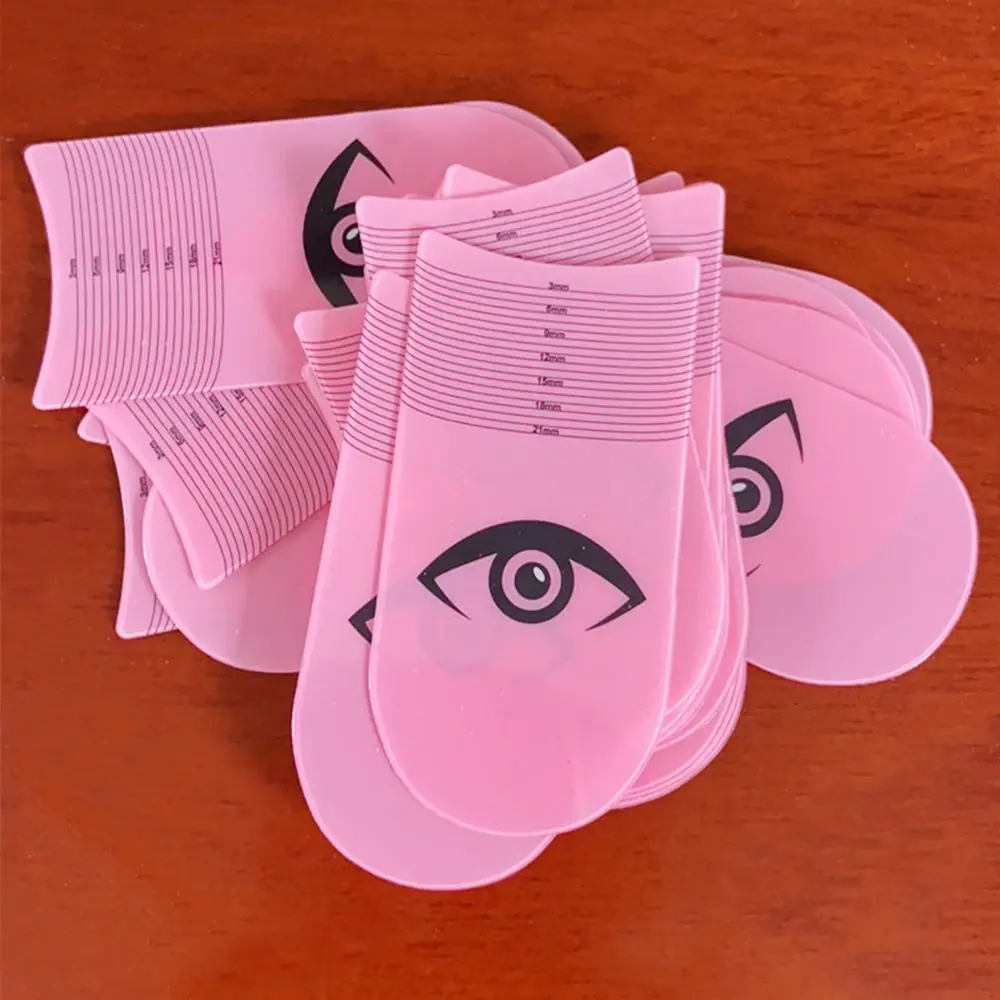 Makeup tools Symmetry Eyelash Stencils Ruler Eyelashes Length Ruler Eyelashes Curling Degree Ruler Eyebrow Beauty Tools