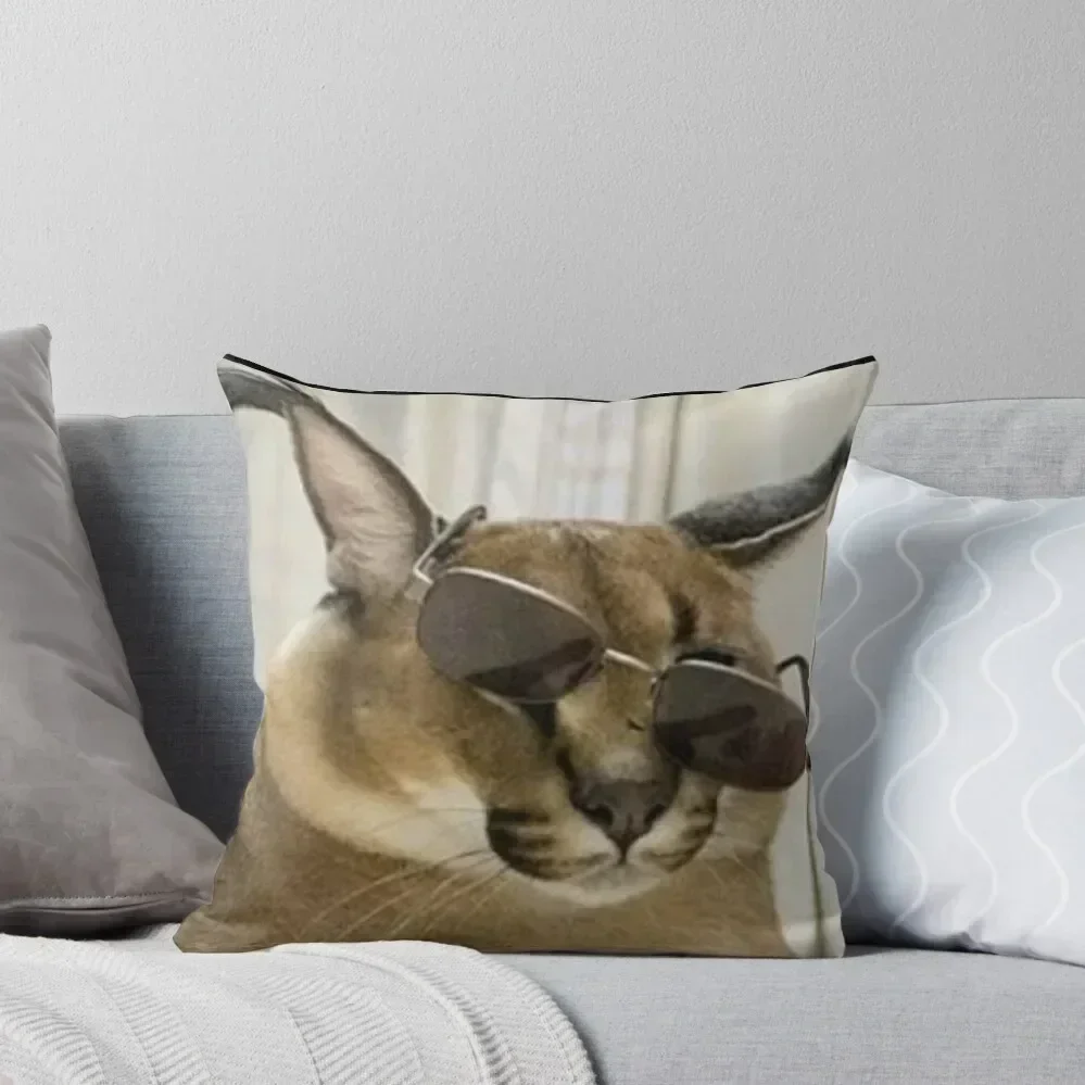 

Dapper Floppa Throw Pillow sleeping pillows Sofa Decorative Covers home decor items Cushion Covers For Living Room pillow