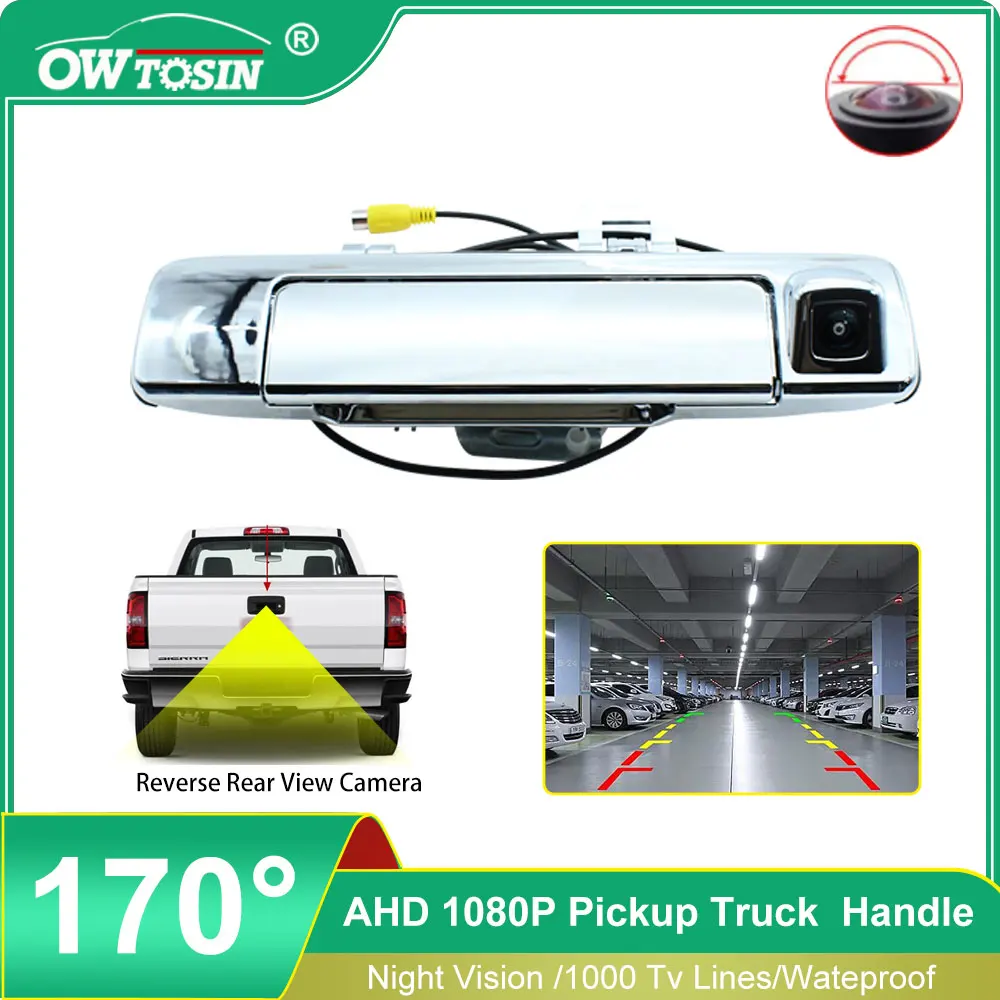 AHD 1080P Reverse Car Rear Camera For  Isuzu D-max Dmax 2012 2013 2014 2015 2016 -2018  Pickup Truck Handle Vehicle Camera