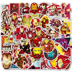 10/30/52PCS Disney The Avengers Iron Man Stickers DIY Laptop Luggage Skateboard Waterproof Cool Graffiti Decals for Kid Toys