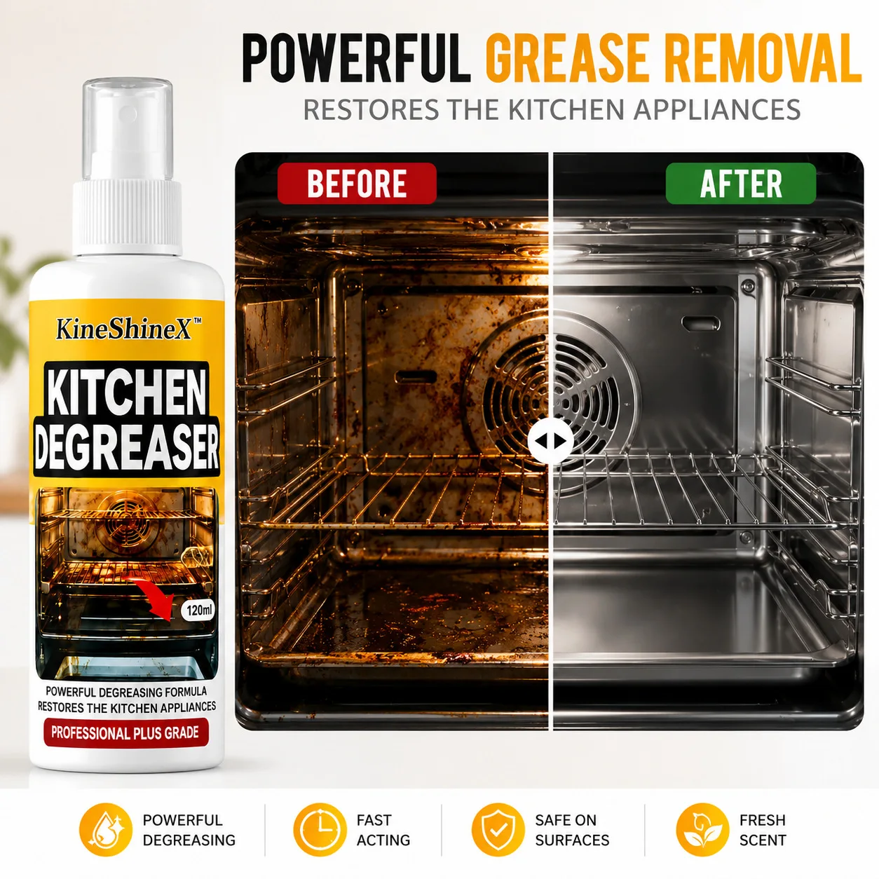 Mutfak yağ çözücü temizleyici  - Commercial Kitchen Grease Cleaner incelemesi ve fiyatı