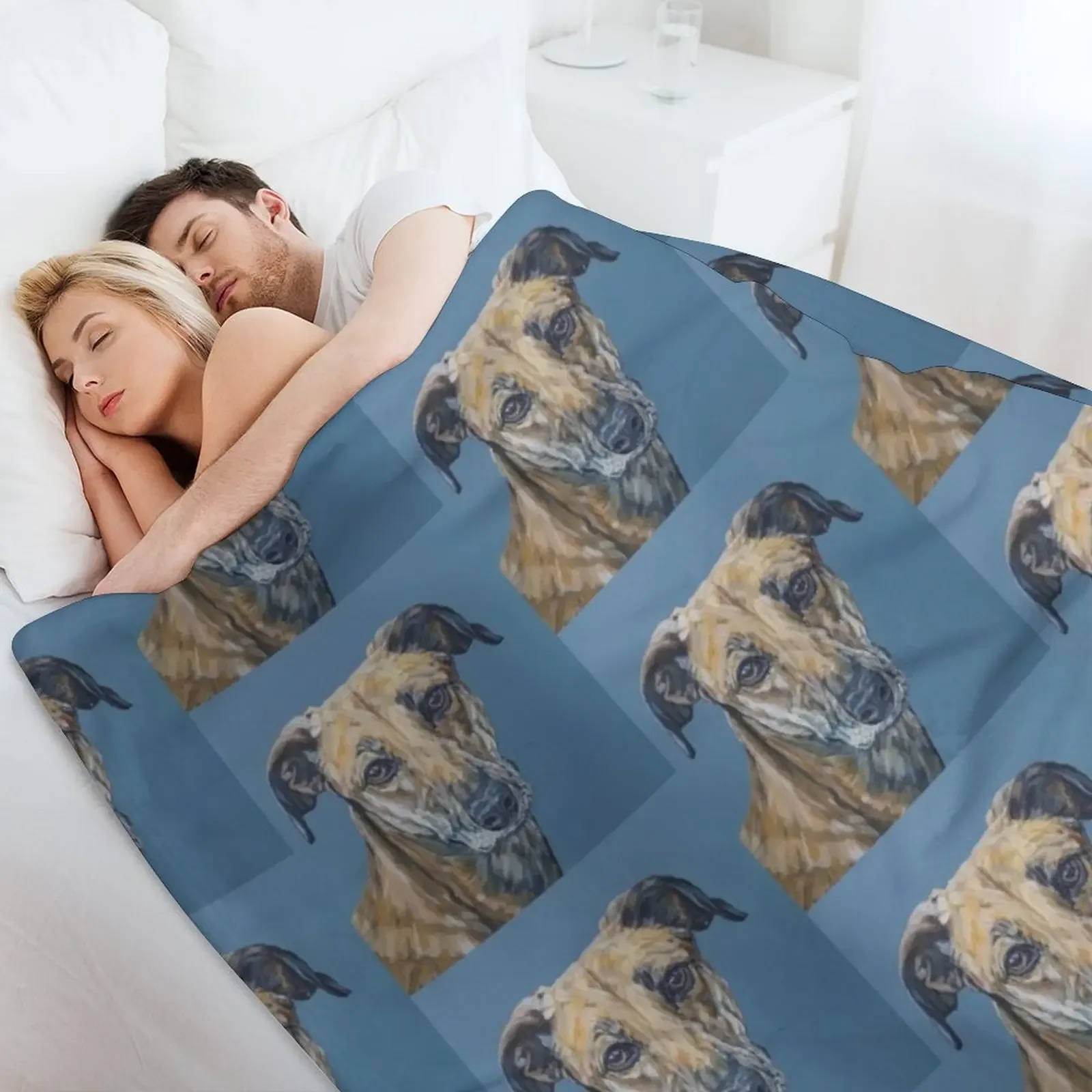 جيك. لوحة فنية للكلاب من قبل الفنان البريطاني المحفوز على جائزة سام فينر رمي بطانية أنيمي أنعم بطانيات أريكة #4