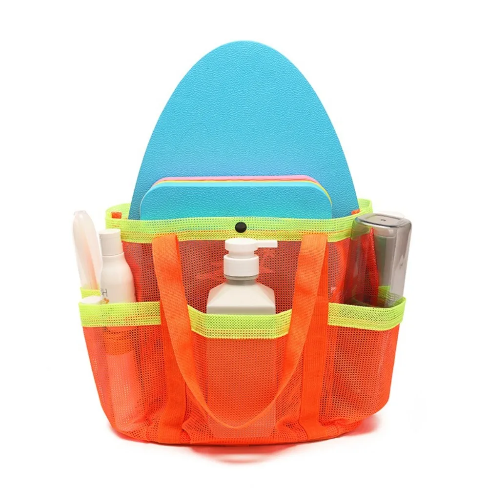 Portable Beach Tote Bag Foldable Breathable Toiletry Bag Large Capacity Quick Dry Swimming Handbag