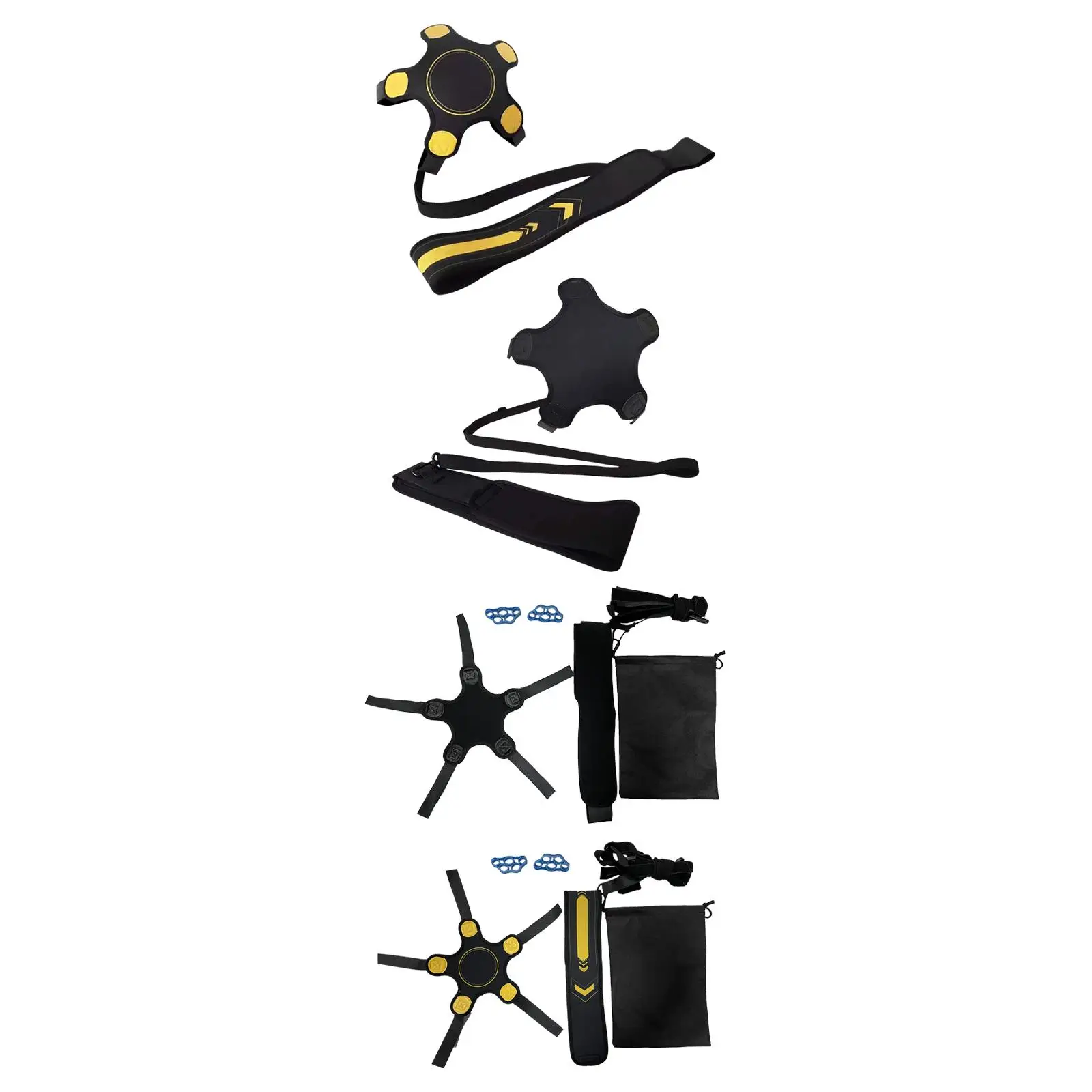 Soccer Trainer Football Training Belt Universal Fits Balls 3, 4, and 5, Football Training Equipment Solo Soccer Kick Trainer