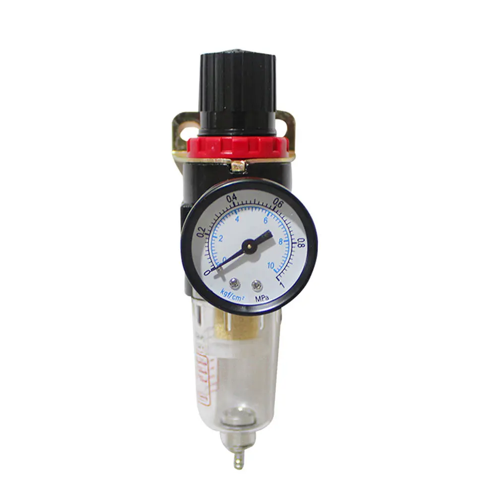 1 set Air Filter Regulator 12.7Mm Moisture Trap Pressure Gauge For Pneumatic Air Compressor Tool High Strength No Leakage