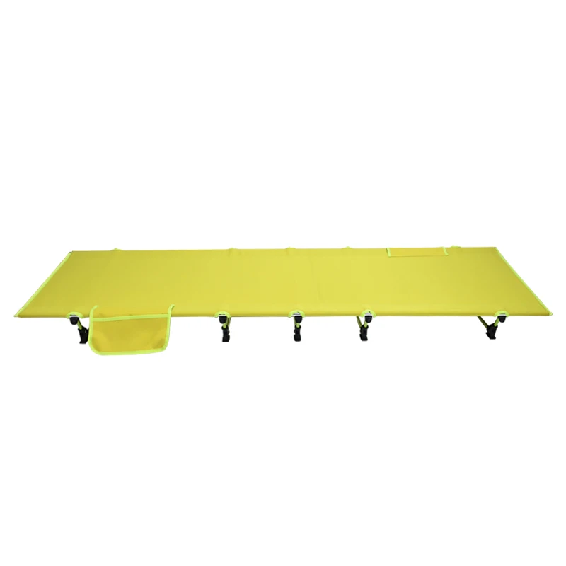 YTYINHigh Quality Outdoor Folding Camping Cot Lightweight 600D Oxford Cloth Fabric Simple Folding Cots