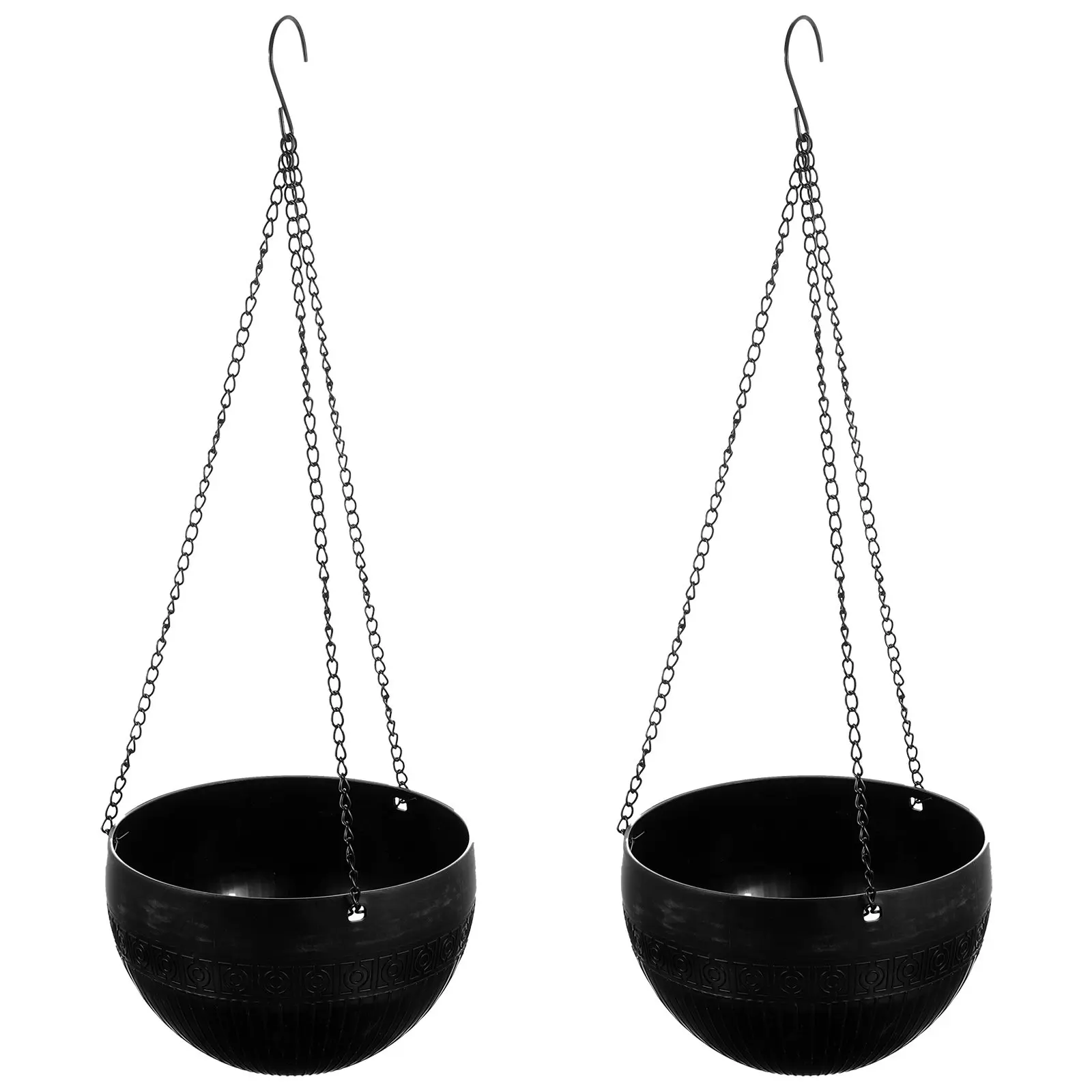 Self-Watering Hanging Planters 2pcs Thick Indoor Outdoor Flower Pots for Balcony Garden Automatic Watering Basket