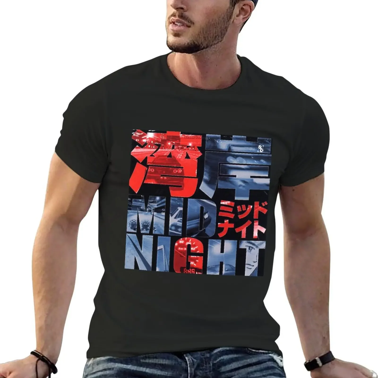 

Wangan midnight ost T-Shirt sweat quick drying mens graphic t-shirts pack