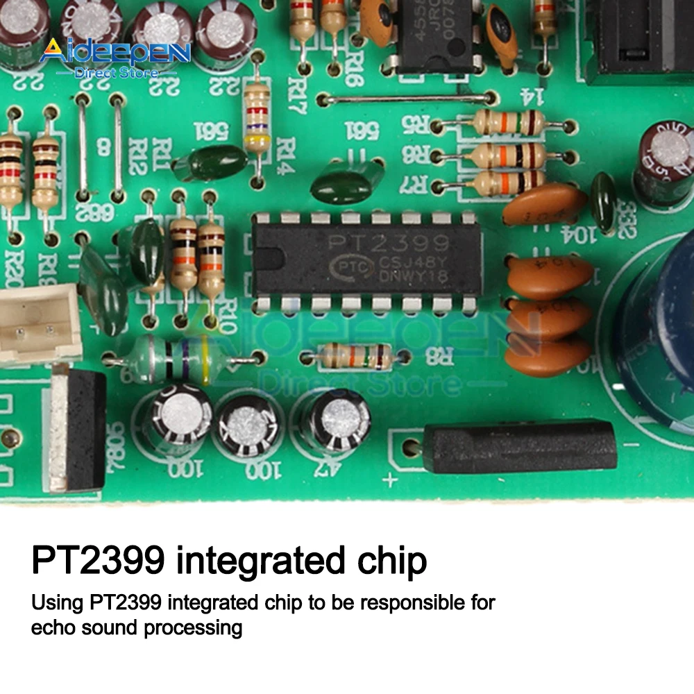 Imagem -05 - Amplificador de Baixo Ruído Painel Frontal Reverberação Board Tuning Board com Potenciômetro ac 1215v Pt2399