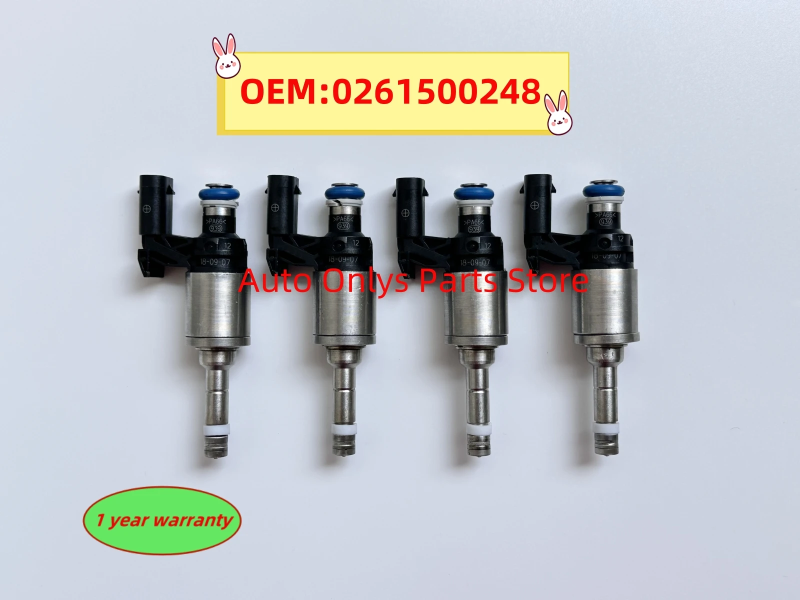 

4pcs 0261500248 04E906036E Fuel Injectors For VW Golf Tiguan Beetle Audi A1 A3 Q3 Skoda 04E906036Q 04E906036C