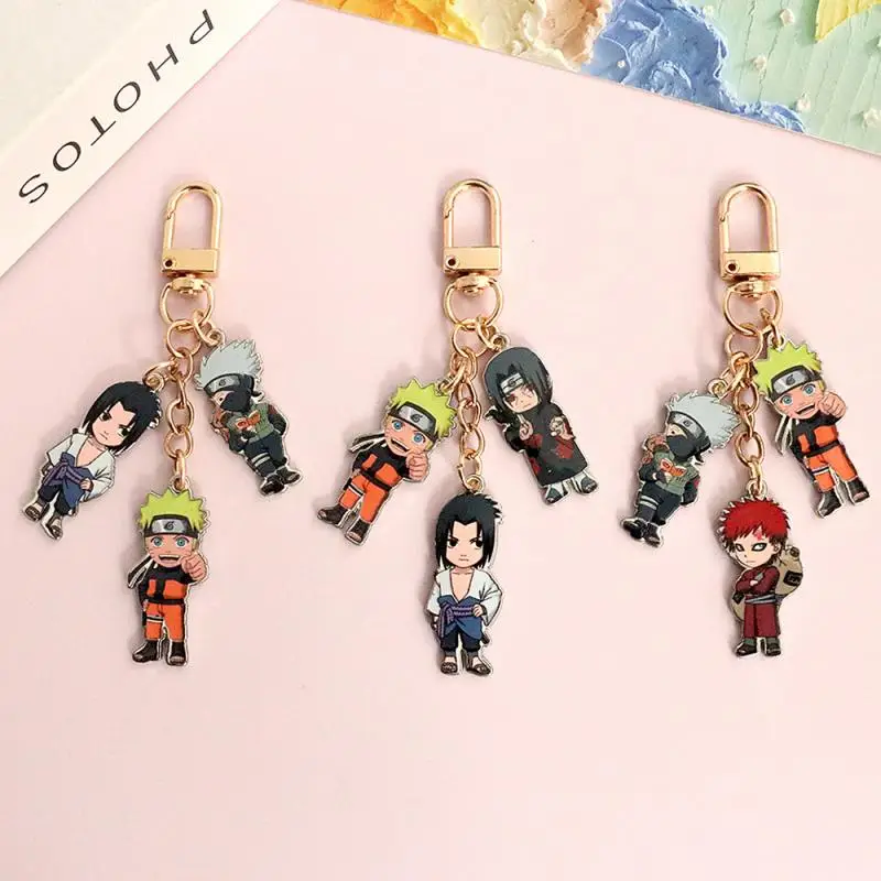 Naruto Key Chain Creative Anime Naruto Character Unit Price Includes Student Backpack Cute Accessories Pendant Holiday Gifts