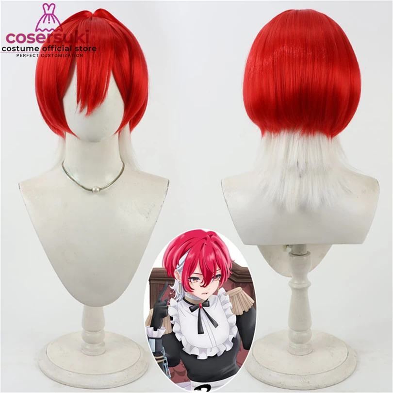 Shiboyugi: Playing Death Games to Put Food on the Table Beniya Cosplay Wig Halloween Headpiece Convention Event Headwear