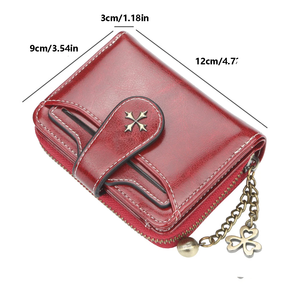 1Pc/Baellerry Ultra-Thin Women's Wallet, Mini Short Wallet, Snap Button 70% off Card Holder, Suitable for Daily Use, Multiple Card Slots, Secure Closure