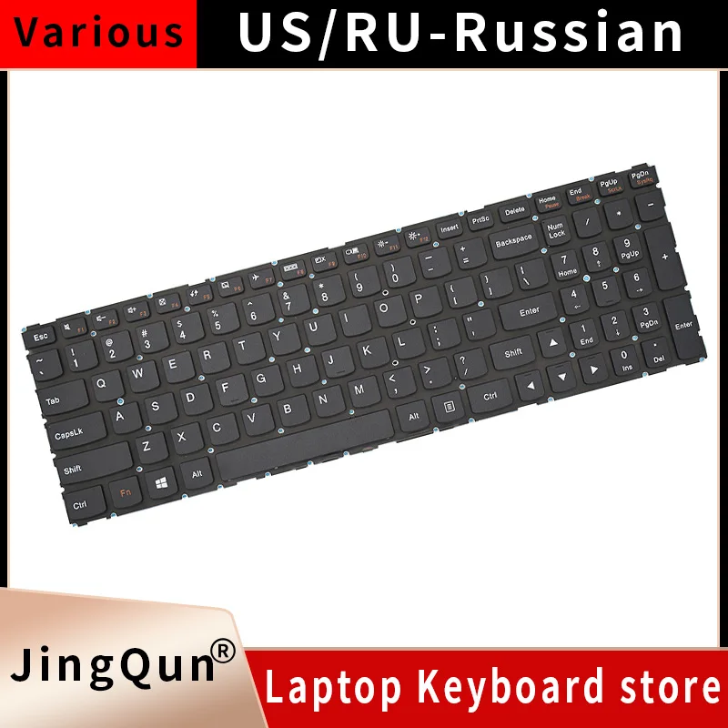 US/RU New For Lenovo IdeaPad 700-15 700-15ISK 700-17ISK 700-17 Flex 3-1570 Flex 3-1580 Edge 2-1580 Laptop Keyboard Backlit