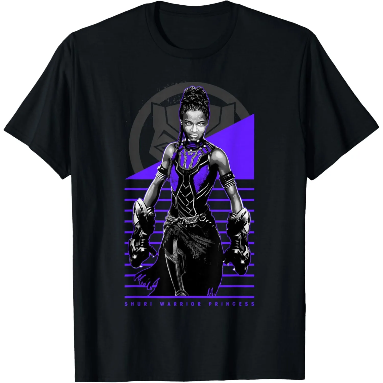 

Marvel Black Panther Movie Shuri Warrior Princess T-Shirt T-Shirt Cosplay