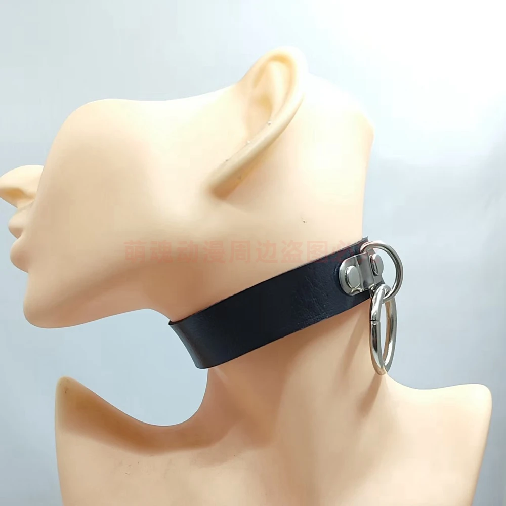chainsaw man cosplay Reze cosplay neck belt with metal ring