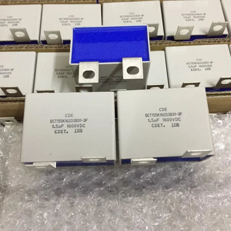 

Американский CDE 162D3B31-3F 1,5 мкФ 1600 В высоковольтный высокочастотный IGBT защитный пленочный конденсатор 60*35*45 мм, P = 30 мм