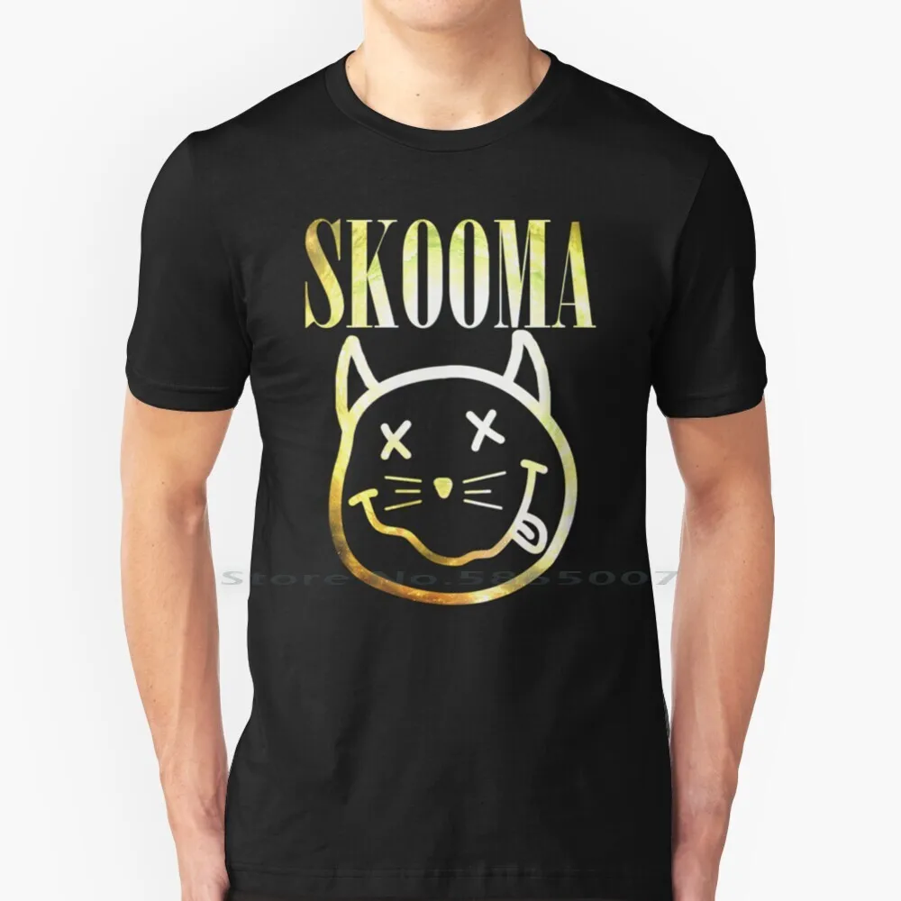 Skoovana ( Gold Edition ) 100% Cotton T Shirt Skooma Ps4 Bethesda Gaming Gold Tee Short Sleeve Long Sleeve Gift