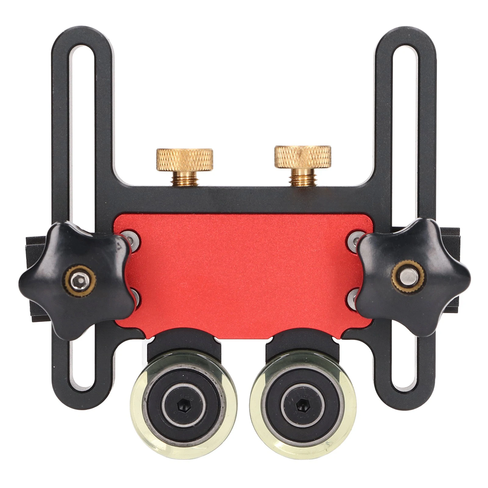 

Table Saw Stock Roller Woodworking Presser Roller Standard Rail Adjustable Height Corrosion Resistance for Desktop Saws