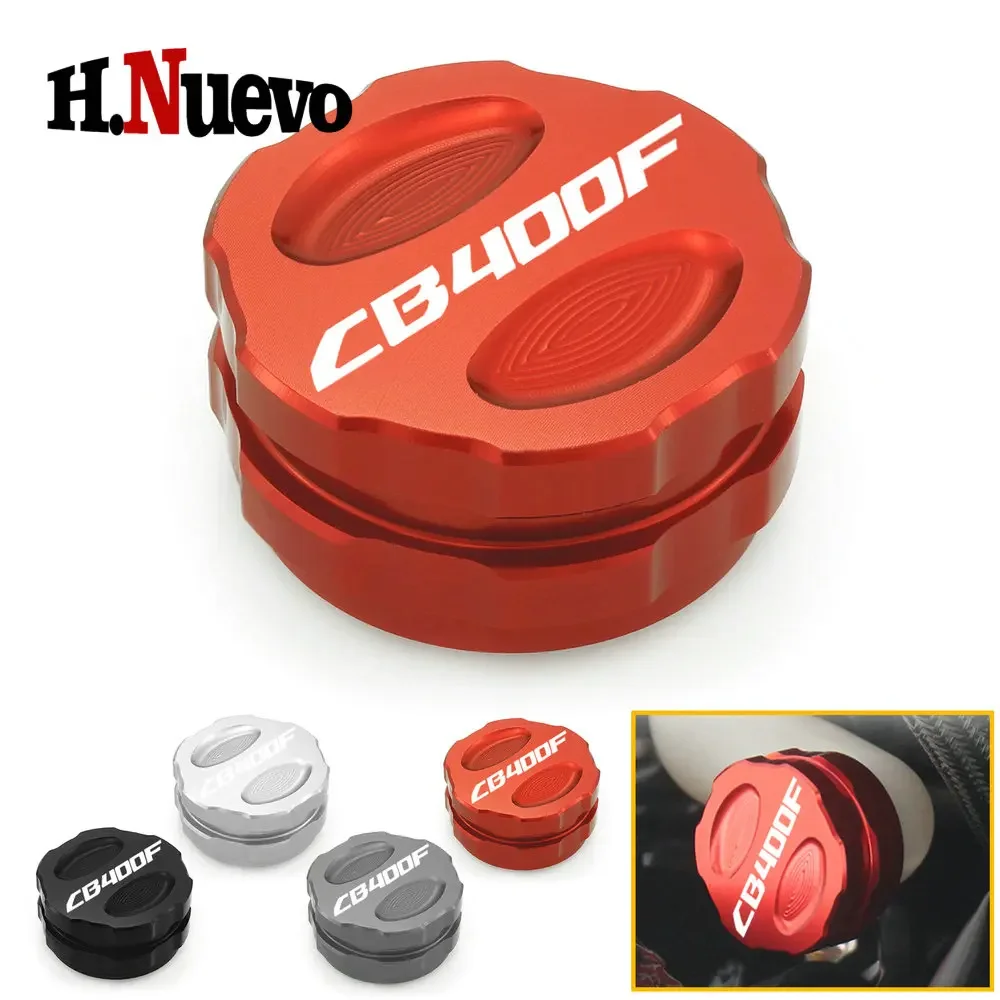 

Motorcycle Rear Brake Fluid Reservoir Cover Cap CNC Aluminum Accessories For Honda CB400F CB 400F CB400 F