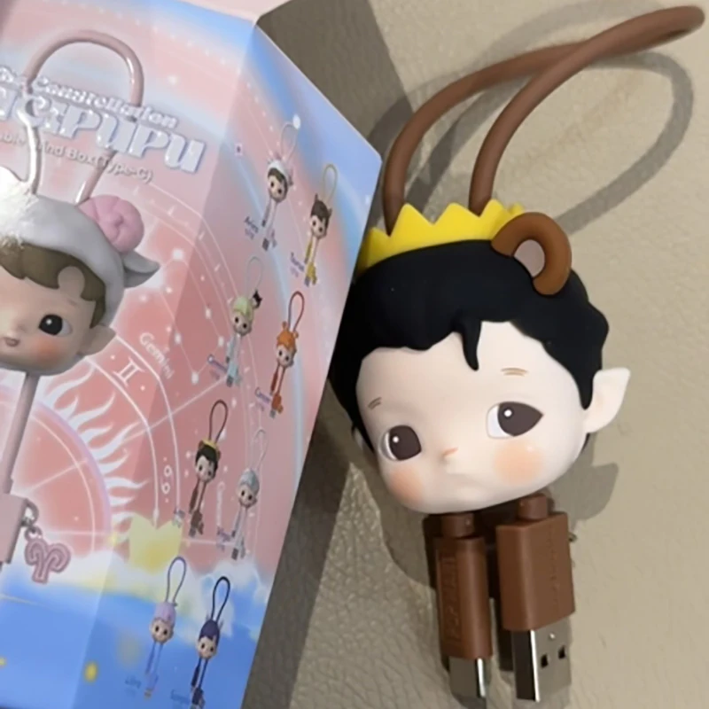 

HACIPUPU Constellation Series Data Cable iPhone Type-C Guess Bag Original Cute Anime Figure Ornaments Gift