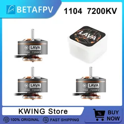 BETAFPV LAVA 시리즈 1104 브러시리스 모터, 3S 2.2 인치 쿼드 1.5mm 샤프트, Pavo20 Pro 브러시리스 Bwhoop 쿼드콥터, 7200kv, 4 개