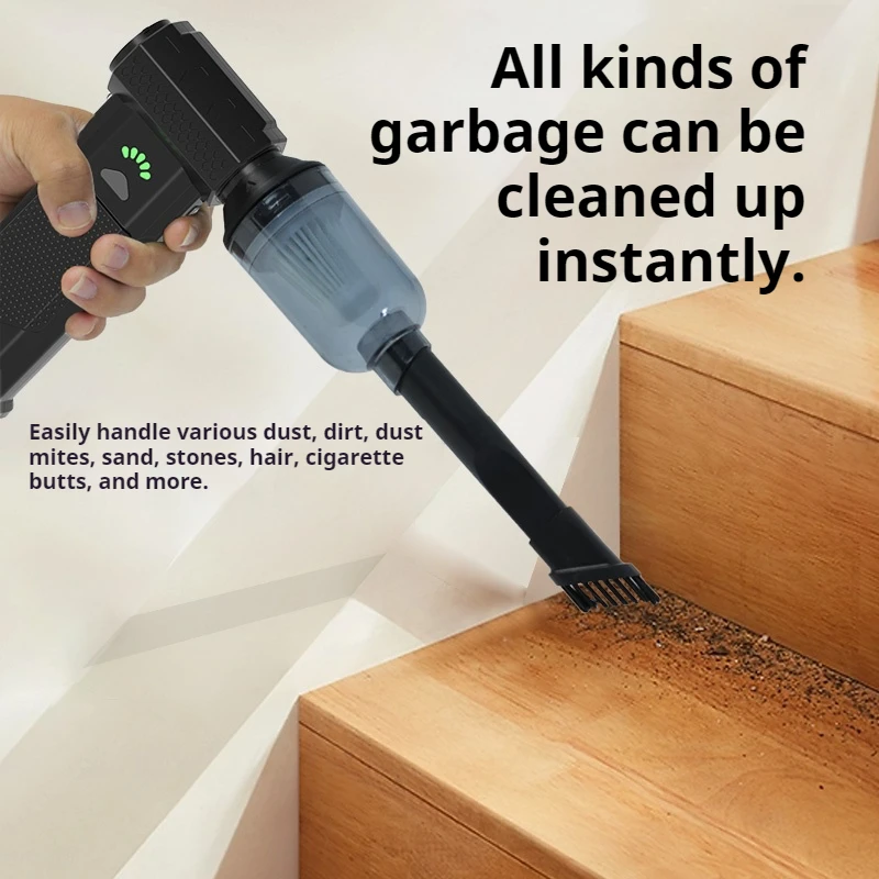 

Professional Wireless Car Vacuum Cleaner Rechargeable Handheld Blower Electric Air Duster Turbo Fan for Computer Car Cleaning