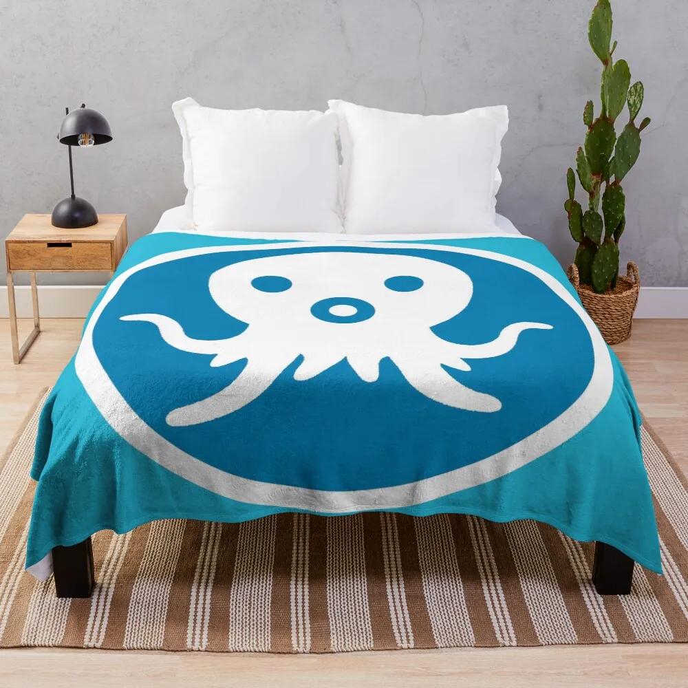 

Blue Octonauts Logo - High Quality Throw Blanket Designers Cute Plaid Thermal Blankets