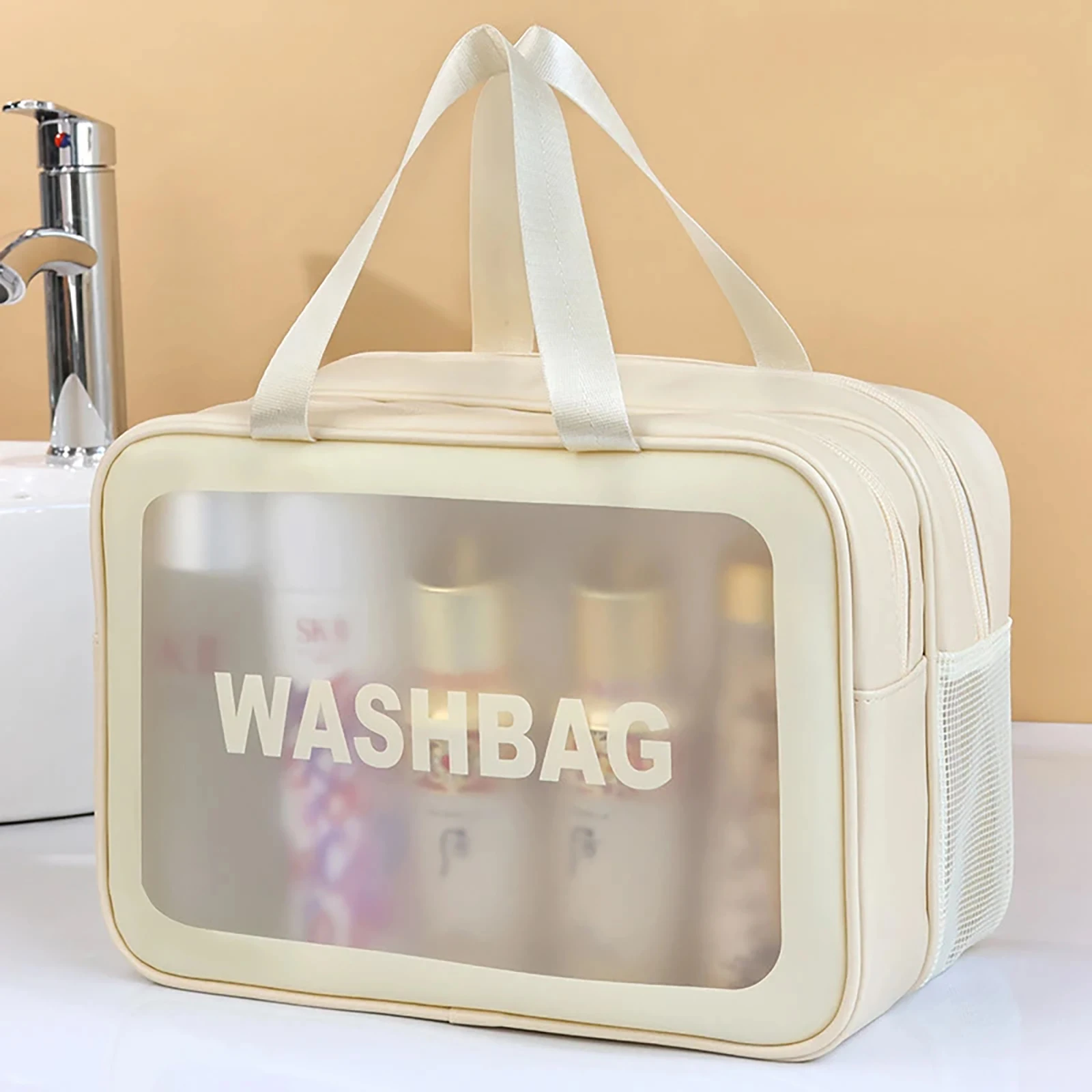 กระเป๋าใส่สระน้ำกระเป๋าใส่อุปกรณ์อาบน้ำเวลาสุดสัปดาห์ที่กั้นแยกแบบแห้งเปียกกระเป๋าเข้าห้องน้ำแบบพกพา