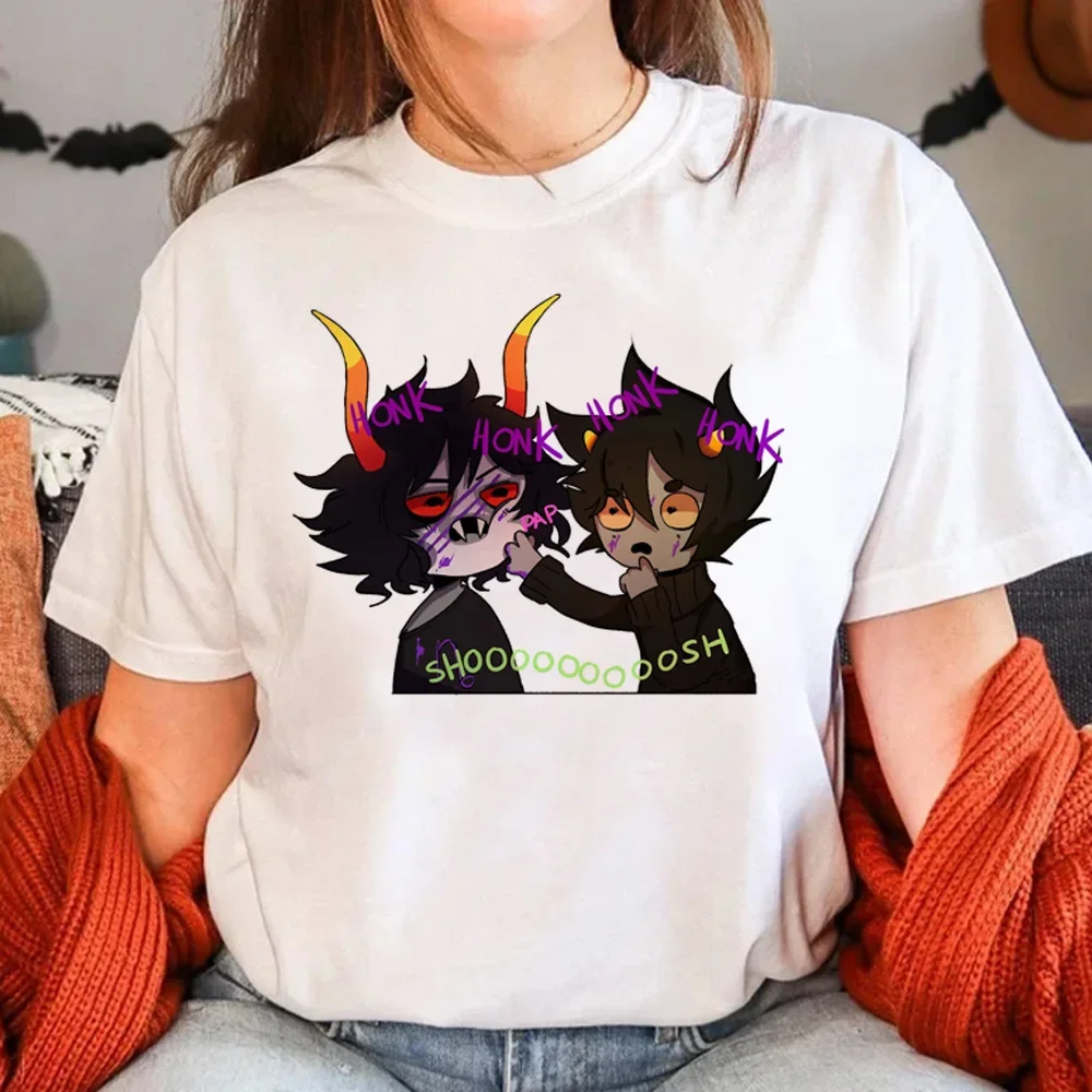 

Футболка Homestuck Женская в японском стиле, Топ в стиле Харадзюку, одежда в японском стиле 1920-х годов