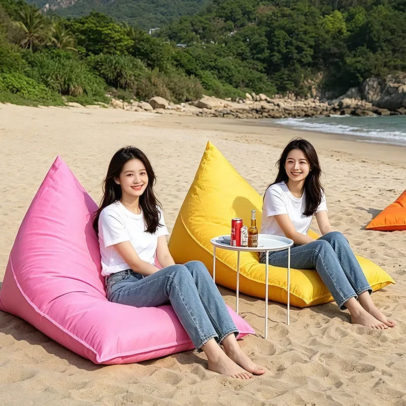 Tatami Style Sofas for Living Room Bean Bag Chair Outdoor Bean Bag Lounger Waterproof Sunproof Portable Beach Patio Balcony
