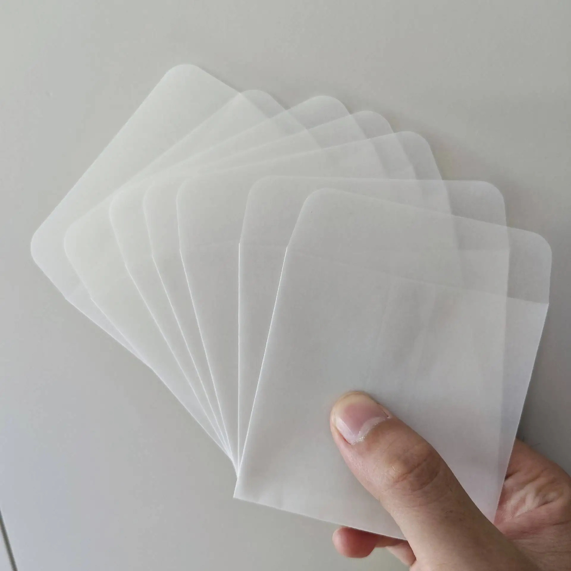 100pcs/lot Translucent Mini Envelope Jewelry Photo Storage Bag for Card Earring Necklace Gift Packaging DIY Supplies Envelopes