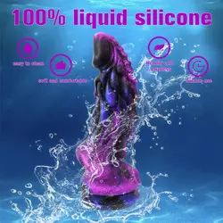 Dragon Dildo Suction Cup Smooth Monster Dildos Silicone Sex Toys Anal Plugs Men and Women Prostate Massager Lesbian Masturb