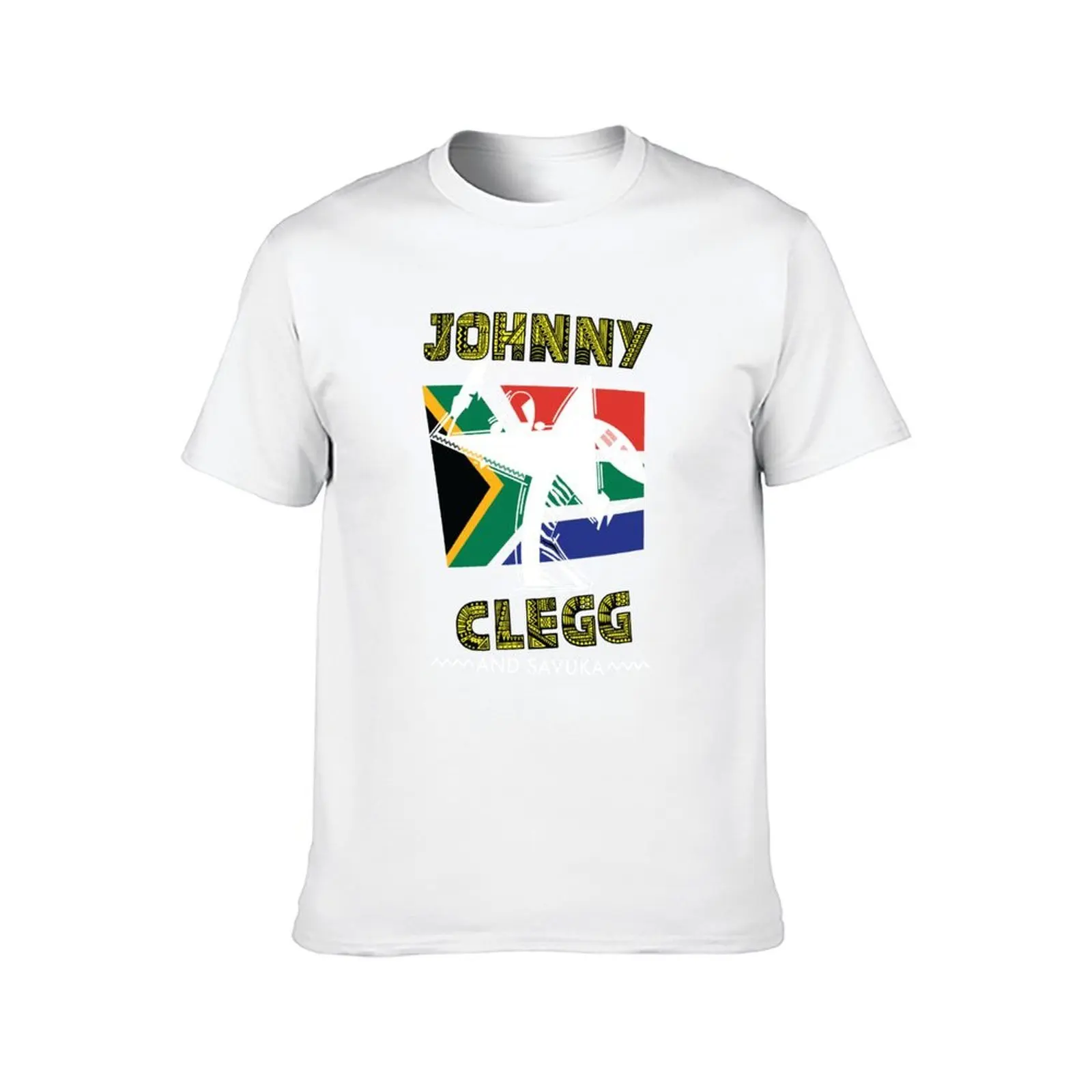 Johnny Clegg and Savuka Dancing Colour T-Shirt t shirt man designer man t shirt heavy cotton T-Shirt