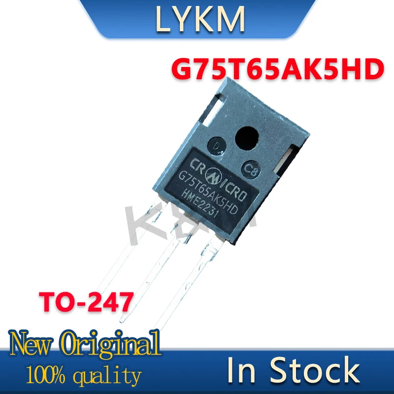 5-10/Pcs Nieuwe Originele G75t65ak5hd 75a 650V To-247 75a 650V Igbt Power Enkele Buis In Voorraad