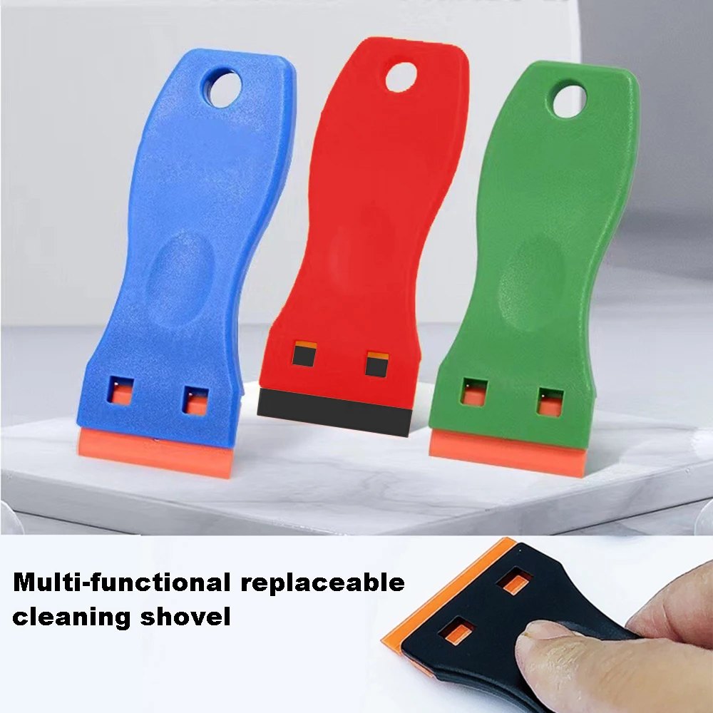 Car film installation tools; glue removal scraper; multi-functional plastic glass scraper; home kitchen cleaning shovel