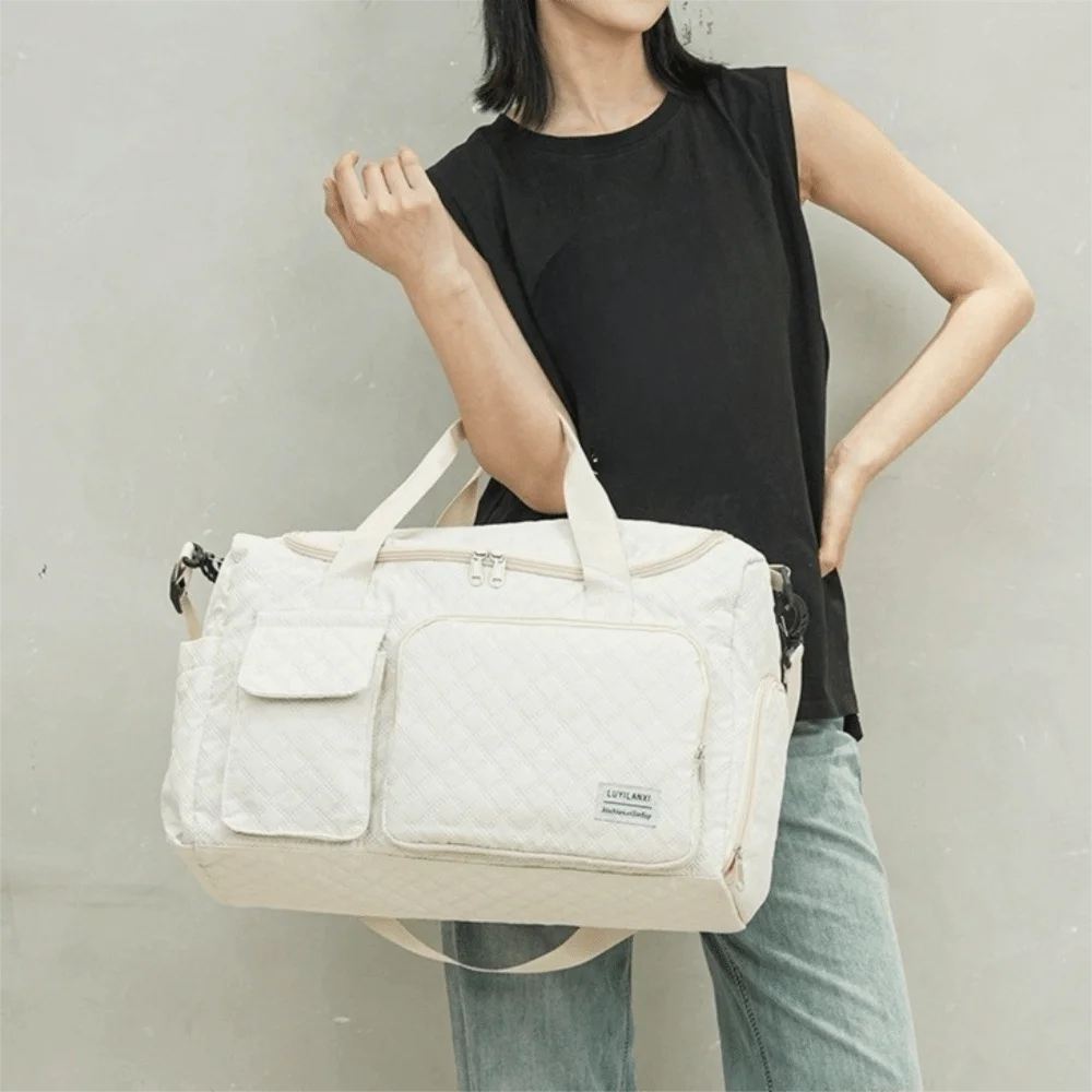 المحمولة مبطن حقيبة سفر واق من المطر أكسفورد الرطب الجاف فصل الرياضة حمل مقسم حقيبة واحدة الكتف الأمتعة حقيبة فتاة #2