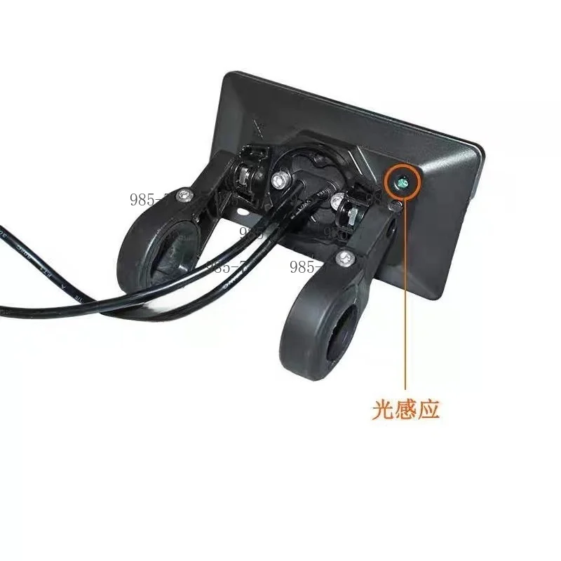 E Bike LCD Meter, 24V to 72V 4 inch 808 display, featuring voltage detection, NFC on/off and light sensor system