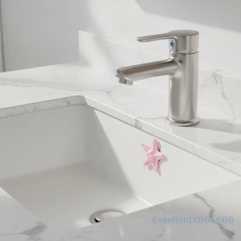 2Pcs Airtight Starfish Shape Sink Overflow Cover Drain Plug Prevents Spills Odors Seals Bathtub Shower Basin Holes