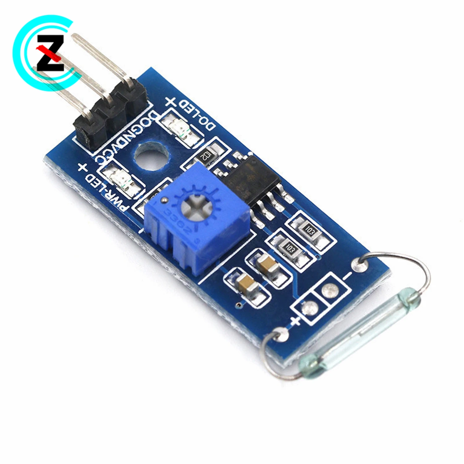 5pcs 3-pin reed tube sensor module Magnetron switch module