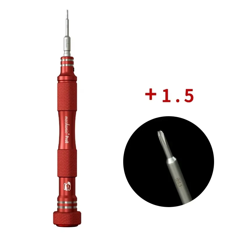 Starker magnetischer Schraubendreher MECHANIC PRO8(MAX8), spezielles Hartwerkzeug zum Zerlegen, Reparatur, Y-förmiger, fünfeckiger, Kreuzschlitz- und T2-Schraubendreher – Detail 10