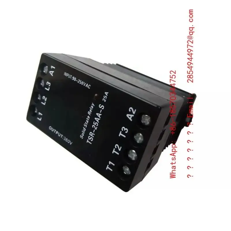 2026    Three-phase Touchpoint-free AC Control AC Solid State Relay TSR-10AA-S with Snap-on Radiator Small Size