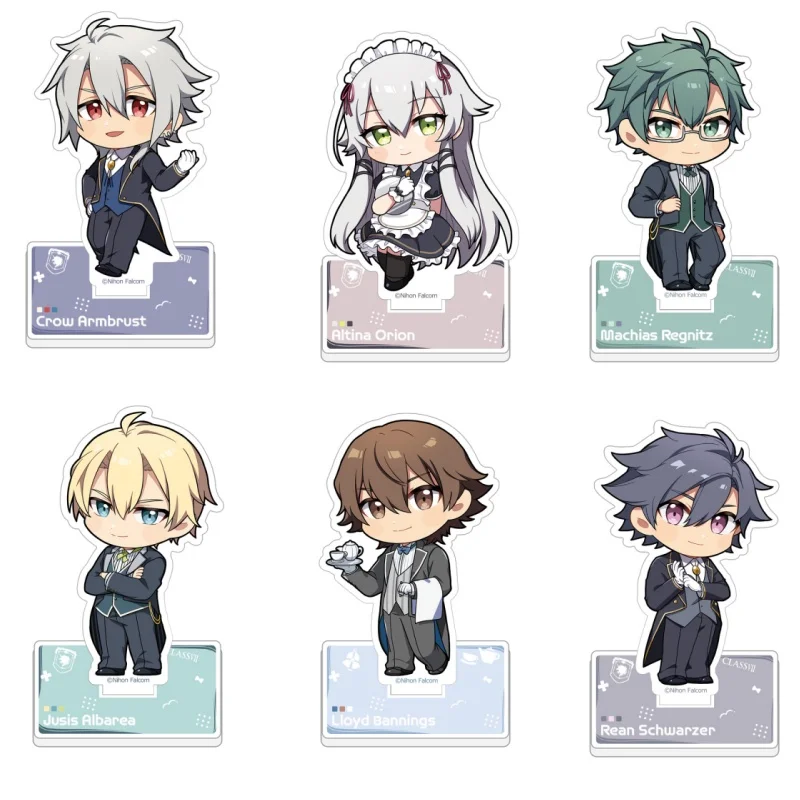 Anime Legend Of Heroes Trails Of Cold Steel Rean Schwarzer ANIME Acrylic Stand Desk Decoration Cake Topper Gift