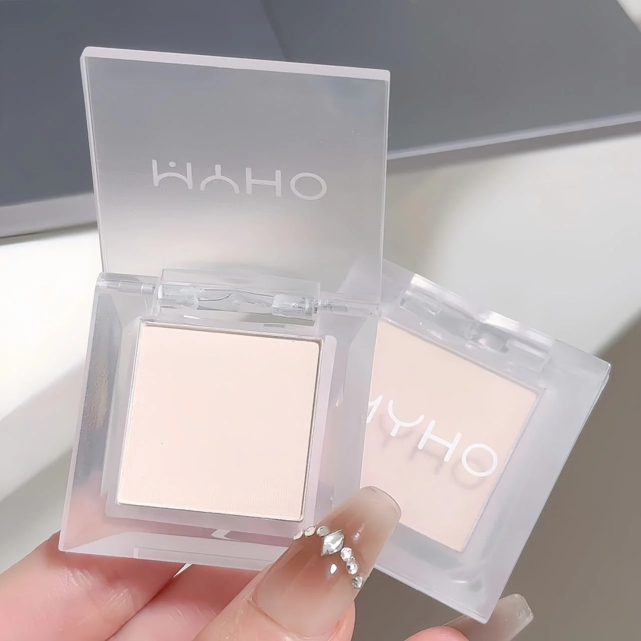 MYHO monochrome matte, highlight, Smoky eyeshadow tray, fine powder, long-lasting color development, natural brightening, dopami