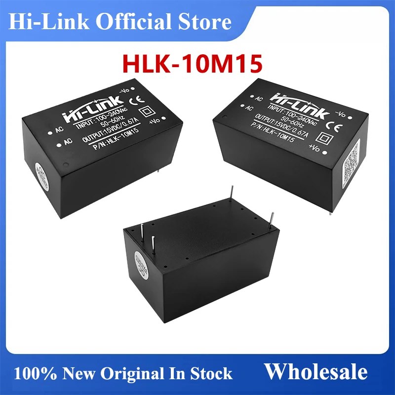 Free Shipping Hi-Link Hot Sale AC DC Isolated Power Supply Module 10W 5V 2000mA Smart Home High Efficiency HLK-10M05