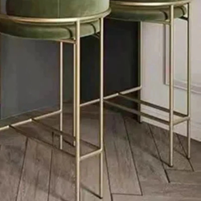 

Metal High Bar Stools Kitchen Modern Nordic Stylish Home Dining Chairs Torque Aesthetic Chair Owl Bar Stools Stainless Furniture