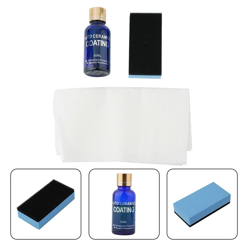 1 set di 30 ml di rivestimento ceramico liquido automobilistico MR-FIX 10H rivestimento nano-cristallino automatico ceramica vetro superidrofobico mantenere
