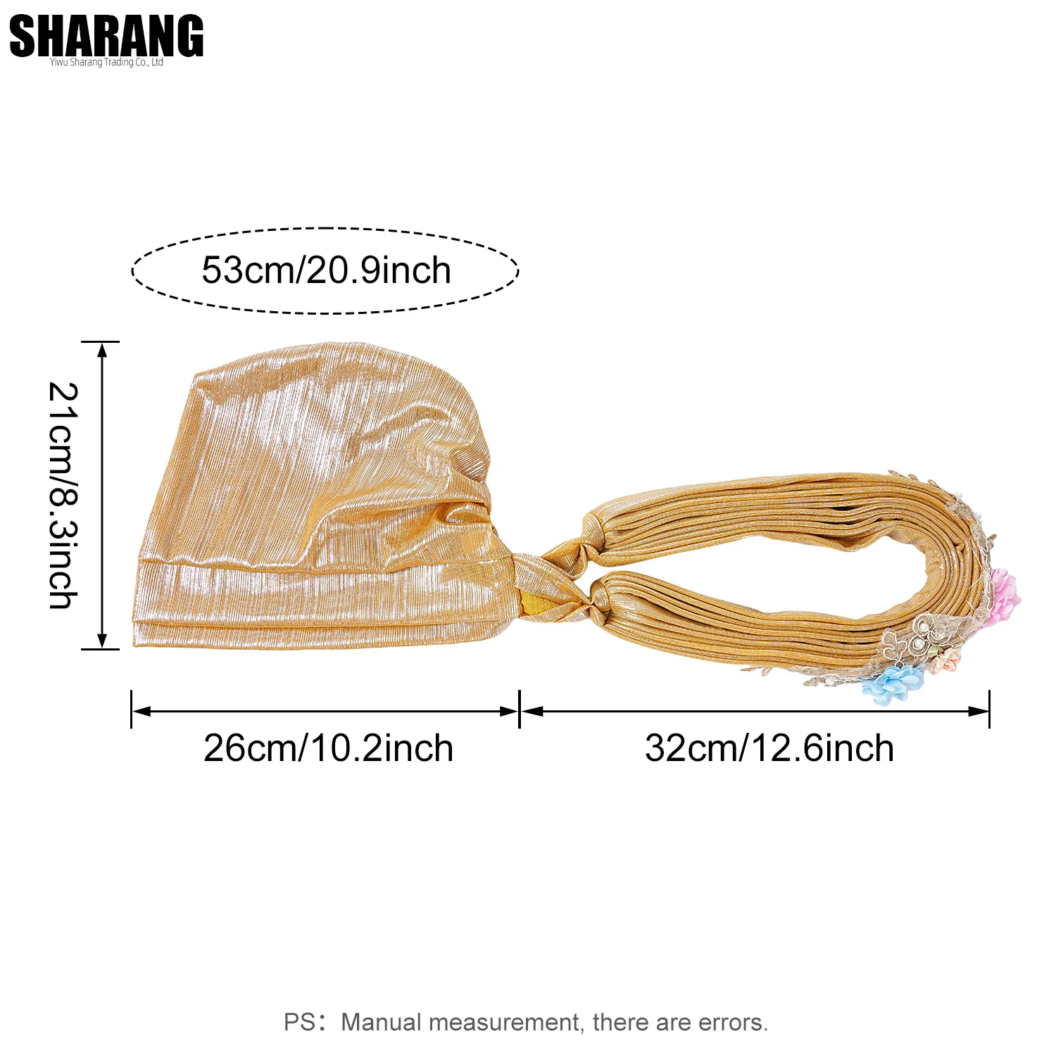 New African Headtie Turban Nigeria Head Ties with Flowers Already Made Auto Gele Women Head Wraps for Wedding Party